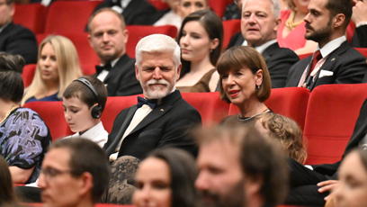 FOTO: Bartošková a Pavel do sálu přišli spolu.