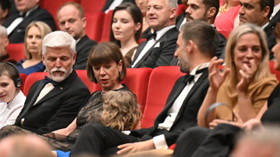 FOTO: Andrea Bartošková seděla s Petrem Pavlem.