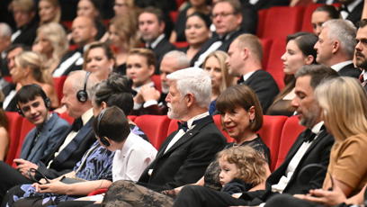 FOTO: Elegantní Petr Pavel a zářivá Andrea Bartošková tvořili nepřehlédnutelnou dvojici večera.