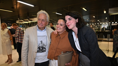FOTO: Michael Douglas a Antonie Formanová.