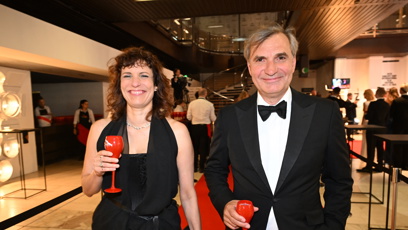 FOTO: Jiří Macháček s partnerkou Kristinou.