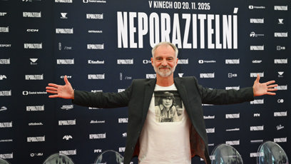 FOTO: Herec Ivan Trojan na tiskovce k novému filmu Neporazitelní.