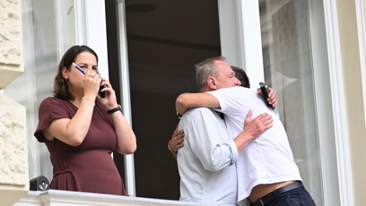 FOTO: Janek Bartoška se přivítal se známými.