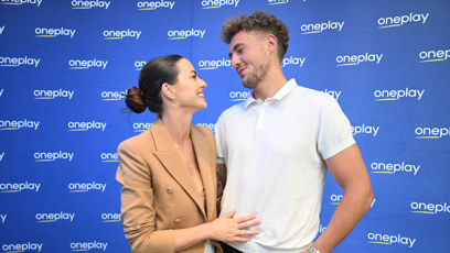 FOTO: Vojtěch a Alžběta Urbanovi se usmívali od ucha k uchu.