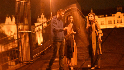 FOTO: Eva Podzimková šla na cigaretu.