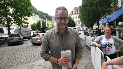 FOTO: Kryštof Mucha měl z dárku radost.