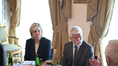FOTO: Eva Pavlová a Petr Pavel.
