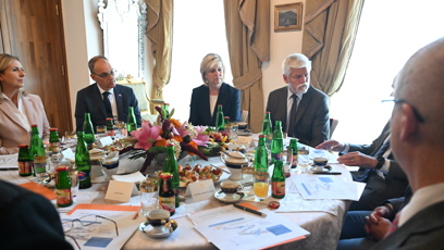 FOTO: Eva Pavlová a Petr Pavel se zúčastnili jednání o problematice rakoviny slinivky.