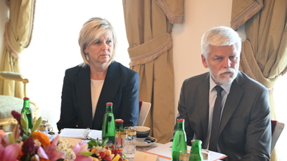 FOTO: Eva Pavlová a Petr Pavel se zúčastnili jednání o problematice rakoviny slinivky.