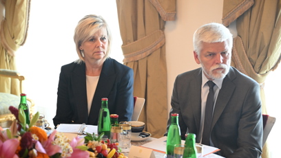 FOTO: Eva Pavlová a Petr Pavel se zúčastnili jednání o problematice rakoviny slinivky.