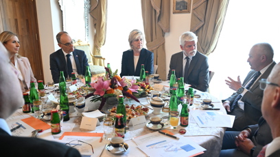 FOTO: Eva Pavlová a Petr Pavel se zúčastnili jednání o problematice rakoviny slinivky.
