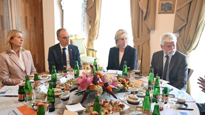 FOTO: Eva Pavlová a Petr Pavel se zúčastnili jednání o problematice rakoviny slinivky.