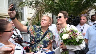 FOTO: Neměla problém ani se selfie.