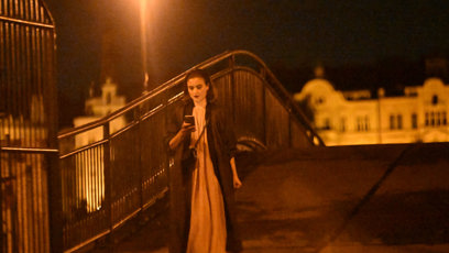 FOTO: Eva Podzimková  vynesla volné šaty.