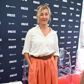 Vanda Hybnerová na tiskovce k novému filmu Neporazitelní.
