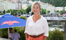 Vanda Hybnerová na tiskovce k novému filmu Neporazitelní.