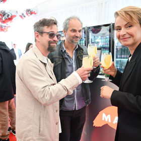 Lenka Vlasáková se svým manželem Janem Dolanským.