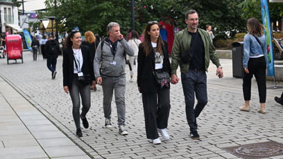 FOTO: Ondřej Sokol a Martin Finger na párové procházce.
