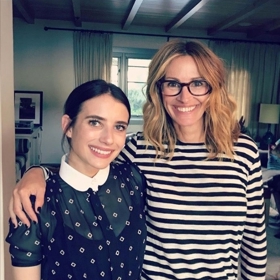 Pruhované tričko v šatníku nechybí ani herečce Julii Roberts.