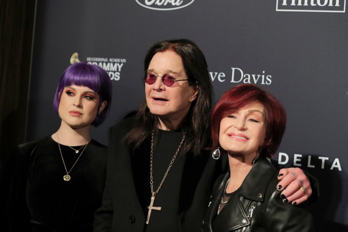 FOTO: Ozzy Osbourne se svou ženou Sharon a dcerou Kelly.