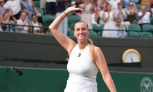 Petra Kvitová se loučí s Wimbledonem.