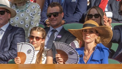 FOTO: Princezna Charlotte s maminkou Kate Middleton na Wimbledonu.