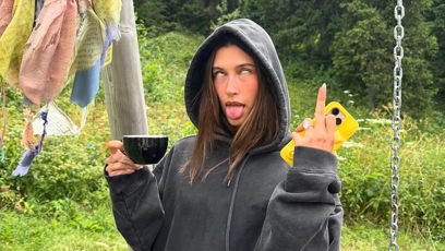 FOTO: Manželé Bieberovi si dopřávají klid v objetí přírody.