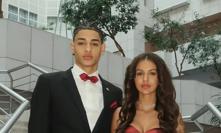 Carrie Kirsten se svým přítelem. 