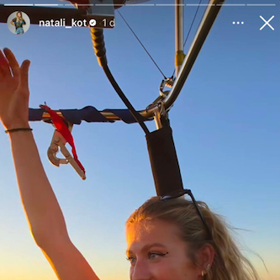 Natálie Kotková pilotovala balón.
