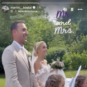 Svatba Martina Košťála.