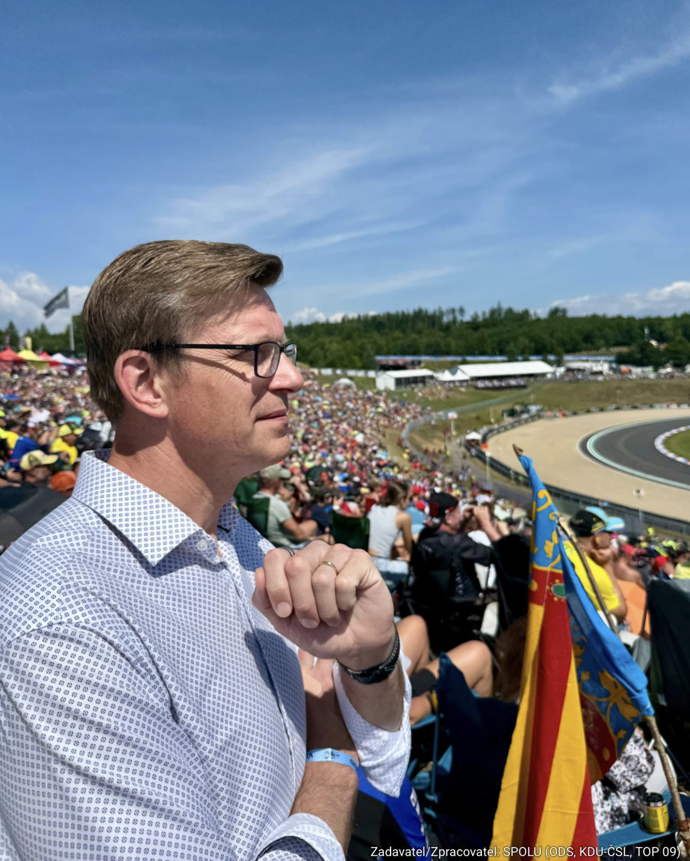 FOTO: Martin Kupka na MotoGP v Brně.