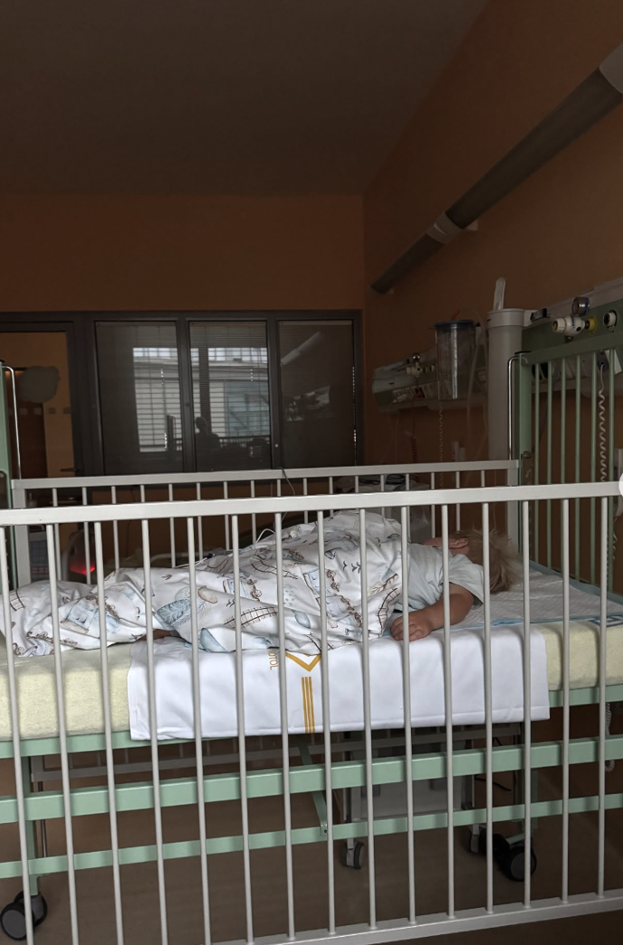 FOTO: Syn Salákových měl otřes mozku a musel být v motolské nemocnici.