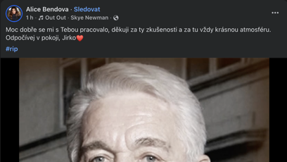 FOTO: Alice Bendová se rozloučila s legendou.
