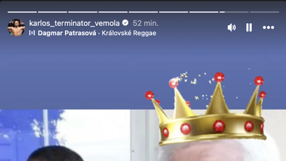 FOTO: Karlos Vémola sdílel více společných fotek.