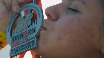 FOTO: Vanesa zvládla poloviční Ironman závod.