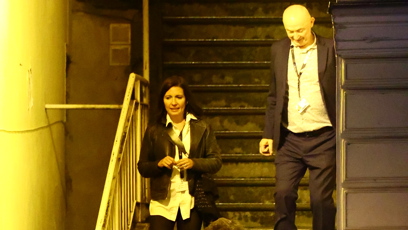 FOTO: Romana Goščíková v doprovodu dvou mužů.