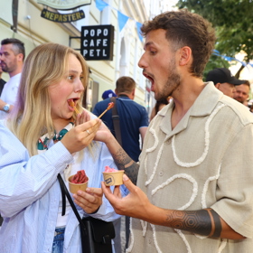 Andrea Havelková s Vojtěchem Tichavou. 