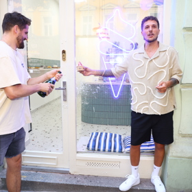 Vojtěch Tichava pokřtil zmrzlinu.