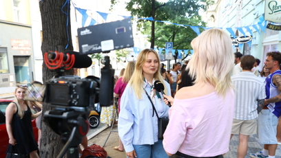 FOTO: Andrea Havelková při rozhovoru pro eXtra.cz.