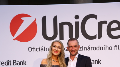 FOTO: Lenka Graf na UniCredit party.
