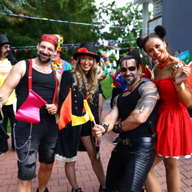 Atmosféra na zahradě byla perfektní.