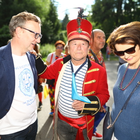 Petr Janda si party užíval. 