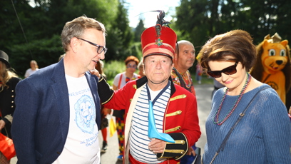 FOTO: Petr Janda si party užíval.