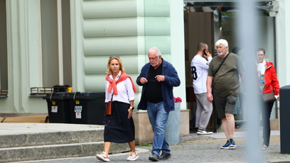 FOTO: Jaromír Hanzlík měl s sebou doprovod.