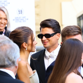 Andrea Bezděková po boku svého partnera Sebastiana.