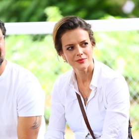 Andrea Růžičková na představení seriálu Polabí.