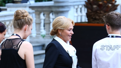 FOTO: Dagmar Havlová vsadila na černobílou kombinaci.