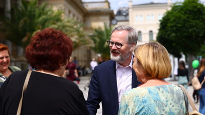 FOTO: Petr Fiala na karlovarském filmovém festivalu.