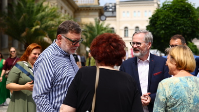 FOTO: Petr Fiala se Zbyňkěm Stanjurou.