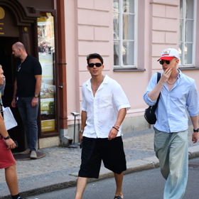 Sebastian s Adamem Mišíkem ve Varech.